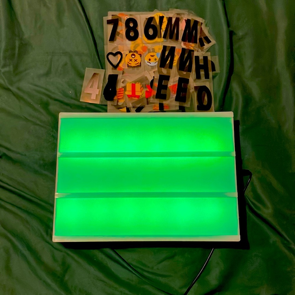 Light up sign